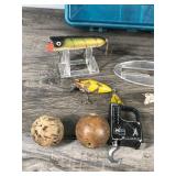 Plano Tackle Box with Collectible Fishing Lures and More - see description for more info