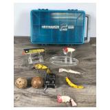 Plano Tackle Box with Collectible Fishing Lures and More - see description for more info