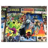 Lot of 29 Marvel Collectible Comic Books - 28 Conan and 1 The Rampaging Hulk