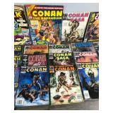 Lot of 29 Marvel Collectible Comic Books - 28 Conan and 1 The Rampaging Hulk