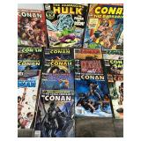 Lot of 29 Marvel Collectible Comic Books - 28 Conan and 1 The Rampaging Hulk