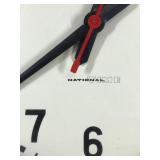 Vintage National Time Electric Wall Mounted Clock
