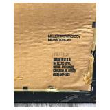 Large Vintage 1994 Miller Genuine Draft Beer Snowflake Mirror Bar Sign