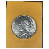 1923D Silver Peace Dollar Coin