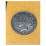 1923D Silver Peace Dollar Coin