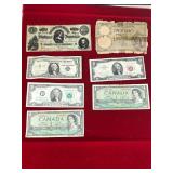 Lot of Collectible Currency - The 100 Note is Fake - See Description for more info