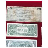 Lot of Collectible Currency - The 100 Note is Fake - See Description for more info