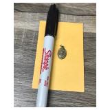 Small Religious Pendant with Mother Mary & Jesus