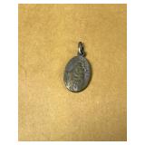 Small Religious Pendant with Mother Mary & Jesus
