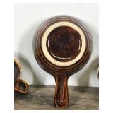 Vintage Hull USA Crestone Oven Proof Coffee Mugs and 1 Soup Bowl (has Maple Leaf and USA 09 01 on the bottom)