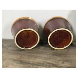 Vintage Hull USA Crestone Oven Proof Coffee Mugs and 1 Soup Bowl (has Maple Leaf and USA 09 01 on the bottom)