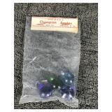 4 - Collectible Champion Agates in Original Package - Vintage