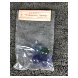 4 - Collectible Champion Agates in Original Package - Vintage