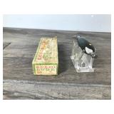 Vintage Creek Chub Injured Minnow Fishing Lure in Original Box