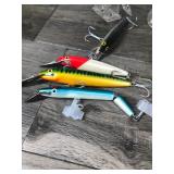 Lot of 10 Rapala Fishing Lures