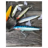 Lot of 10 Rapala Fishing Lures
