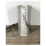 Vintage Old Pal Wading Floating Aluminum Minnow Bucket