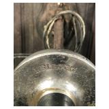 Antique Kellogg Hand Crank Wooden Telephone