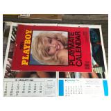 Lot of 21 Playboy Calendars and 1 Catalog