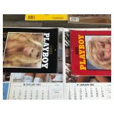 Lot of 21 Playboy Calendars and 1 Catalog