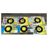 Lot of 6 Collectible Comic and Record Sets (45rpm) - Batman - GI Joe - Spider-Man - Fantastic Four - Captain America