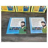 Lot of 6 Collectible Comic and Record Sets (45rpm) - Batman - GI Joe - Spider-Man - Fantastic Four - Captain America