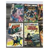 Lot of 9 Collectible Charlton Group Comics - 20 centers to 35 centers
