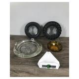 Lot of 5 Collectible Ashtrays