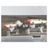 Lot of 7 Collectible Custom Made Fishing Lures with Artists Signature on the Bottom