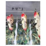 Lot of 7 Collectible Custom Made Fishing Lures with Artists Signature on the Bottom