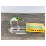 Collectible Brook’s Double-O Fishing Lure in Original Box
