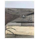 Vintage Fold Out Fishing Net with 2 Handles for Extra Length