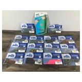 Lot of 14 Bags of Juice Plastic Baits and 1 New in the Package Fish Hook Remover