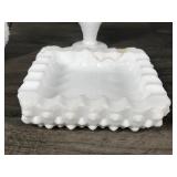 Lot of Vintage Milk Glass Hobnail