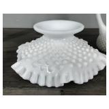 Lot of Vintage Milk Glass Hobnail