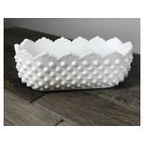 Lot of Vintage Milk Glass Hobnail