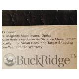 2 New Buckridge scopes with mounts i