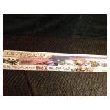 The Fire Fighter BB gun with Lazer engraving of vintage Steam Pumper fire wagon on walnut stock and engraving of edition No. and going beyond the call on walnut forearm