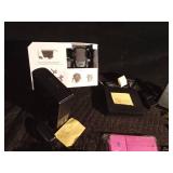 External hard drive, Digital western book, Fit Bit and I phone charging station, car  phone holders, Phone and tablet cases, ear buds