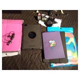 External hard drive, Digital western book, Fit Bit and I phone charging station, car  phone holders, Phone and tablet cases, ear buds