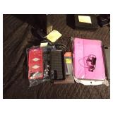 External hard drive, Digital western book, Fit Bit and I phone charging station, car  phone holders, Phone and tablet cases, ear buds