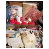 Lot of yarn, needle point and other  craft items