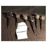 2 new and 4 used solar lights