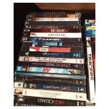 Lot of DVDs and a few empty cases