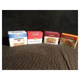 4 Collectible recipe tins full of recipes