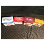 4 Collectible recipe tins full of recipes