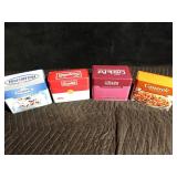 4 Collectible recipe tins full of recipes