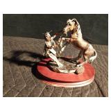 1990 Certified limited edition Native metal figurine