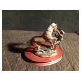 1990 Certified limited edition Native metal figurine