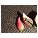 Nacho bowl and salsa dish with spoon